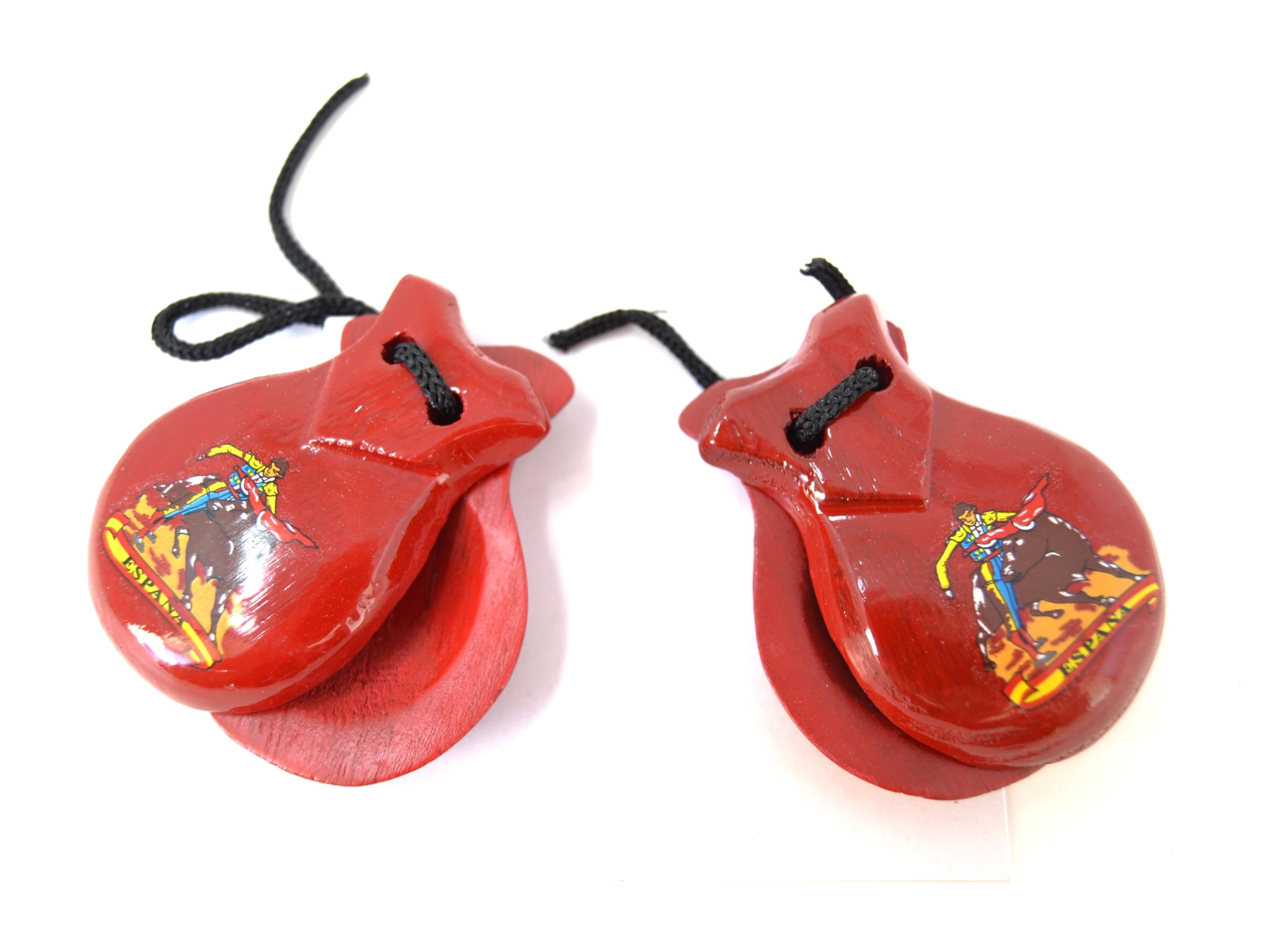 Image secondaire de Petites castagnettes en bois de pin rouge - 6 cm