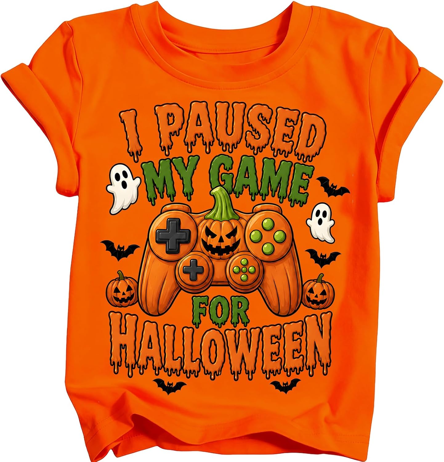 Boys Halloween Shirt Kids Toddler Pumpkin Shirt