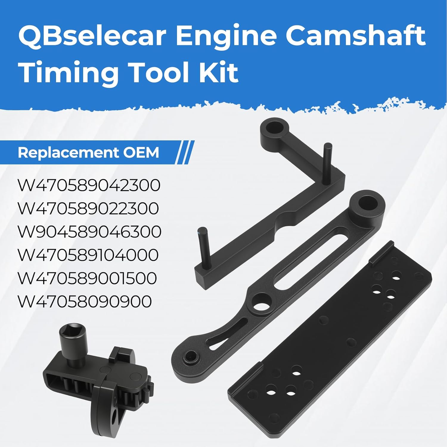 Engine Camshaft Timing Tool Kit Compatible with Detroit DD13 DD15 DD16 EPA07 EPA10 fit for MBE 4000 900 OM 470 471 473 Engine Brake Adjustment Tool Turning Tool Replace OEM W470589104000