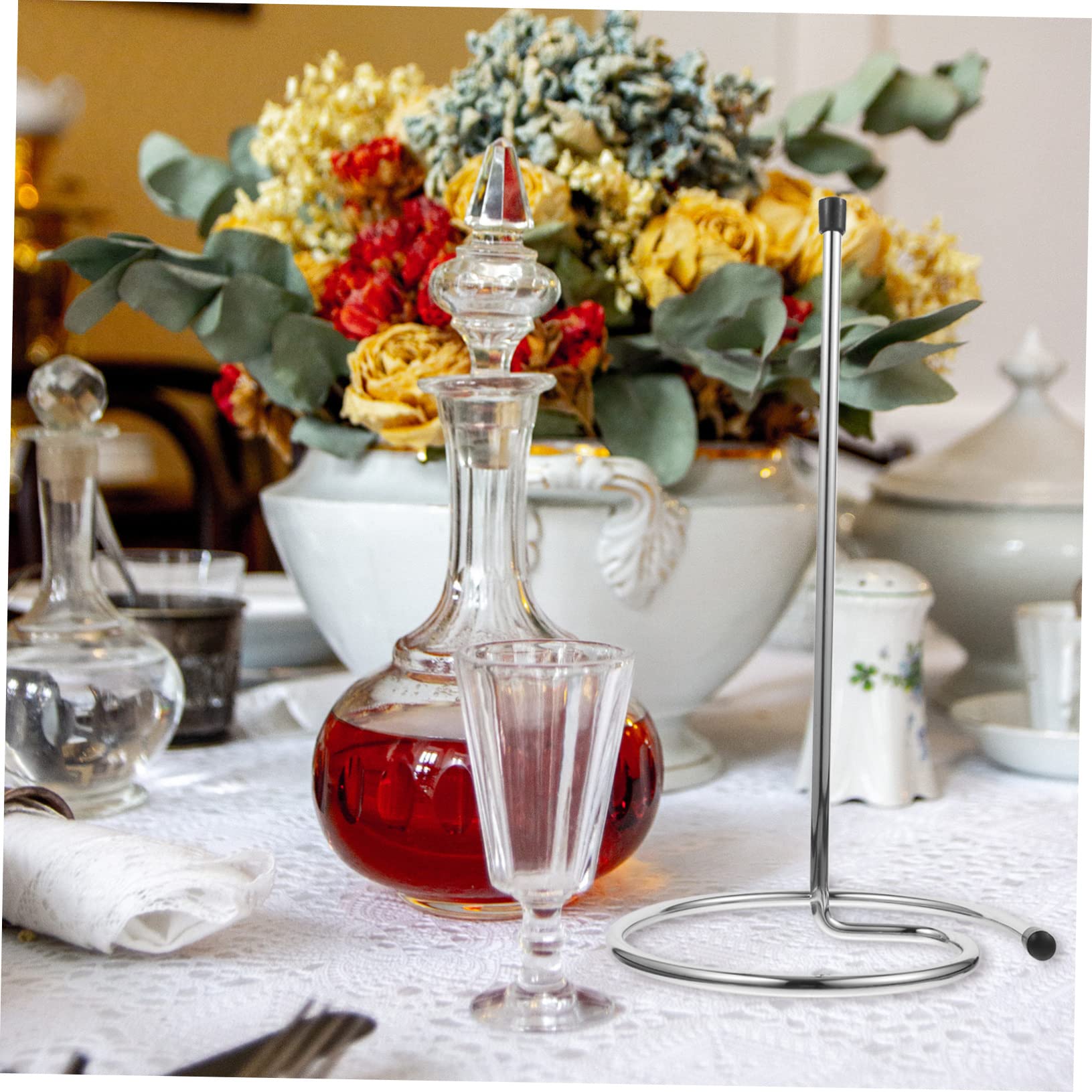 Garneck Asciuga Decanter per Vino in Acciaio Inossidabile, 2 Pezzi