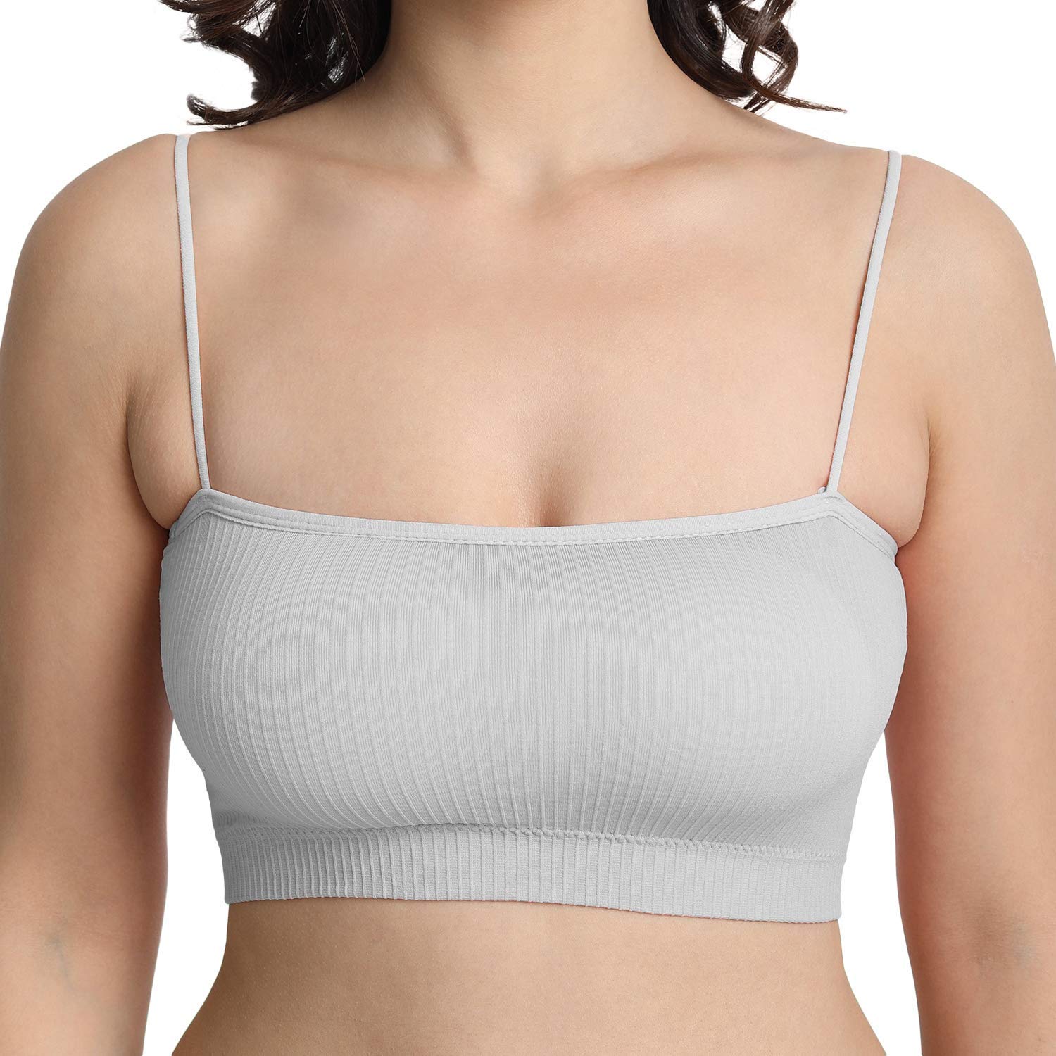 asjar Sleeveless Western Ribbed Cami Crop Top for Women-picture-41