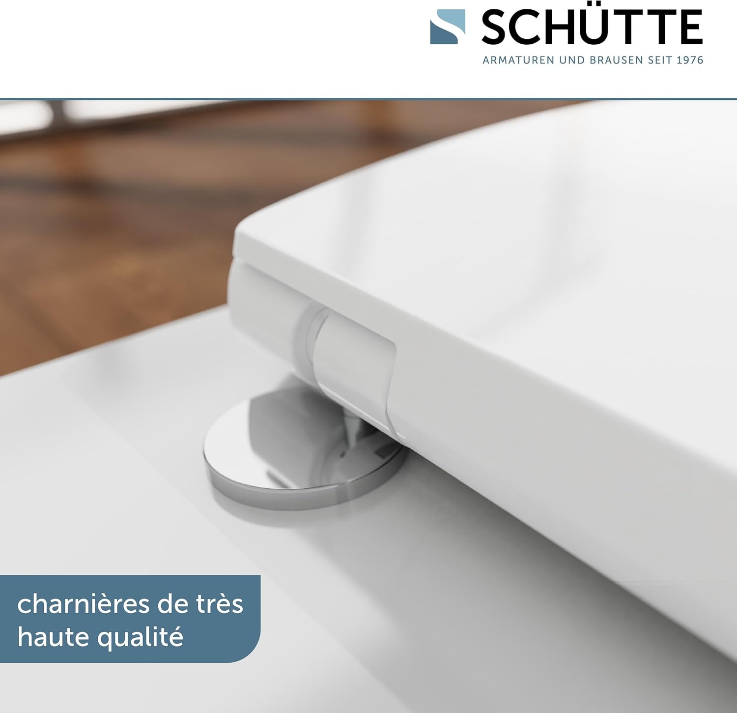 Close-up of high-quality hinges