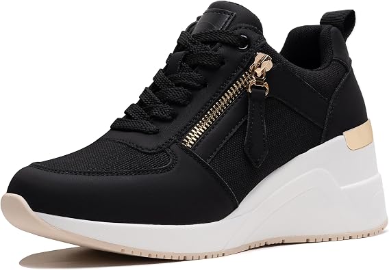 High Heel Wedge Sneakers for Women