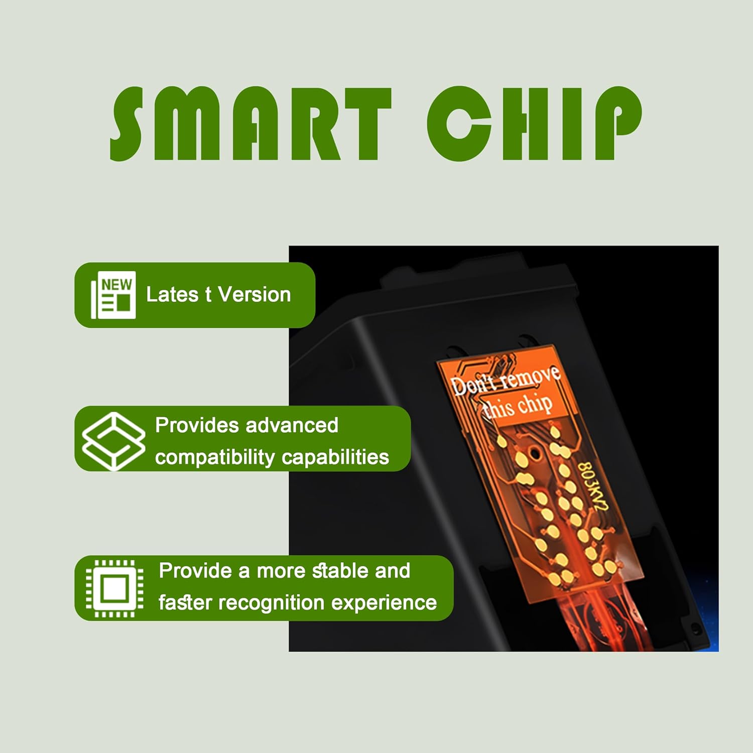 60XL Ink Cartridges Combo Pack Replacement for HP Ink 60 60 XL Work for PhotoSmart C4780 C4680 C4795 C4640;Deskjet F4480 F4440 F2430 ;Envy 110 120 111 114 Printers Ink (1 Black, 1 Tri-Color)