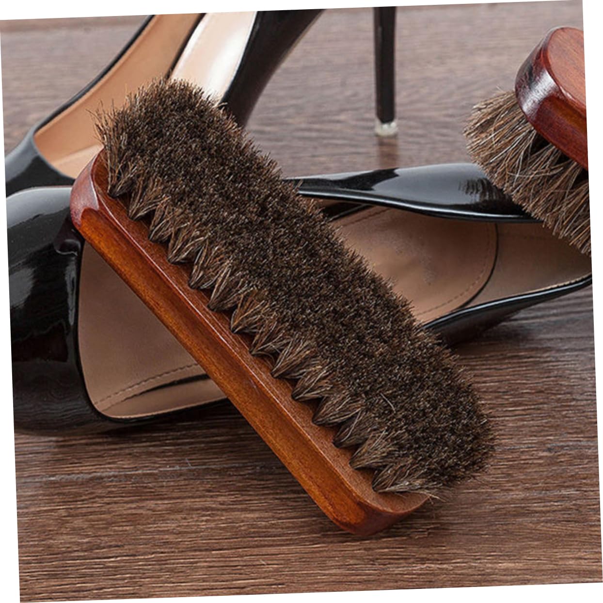 GALPADA 10pièces Brosse à Chaussures Poils De Cheval De Pratique pour Nettoyage Polissage Accessoire pour Chapeaux Et Chaussures