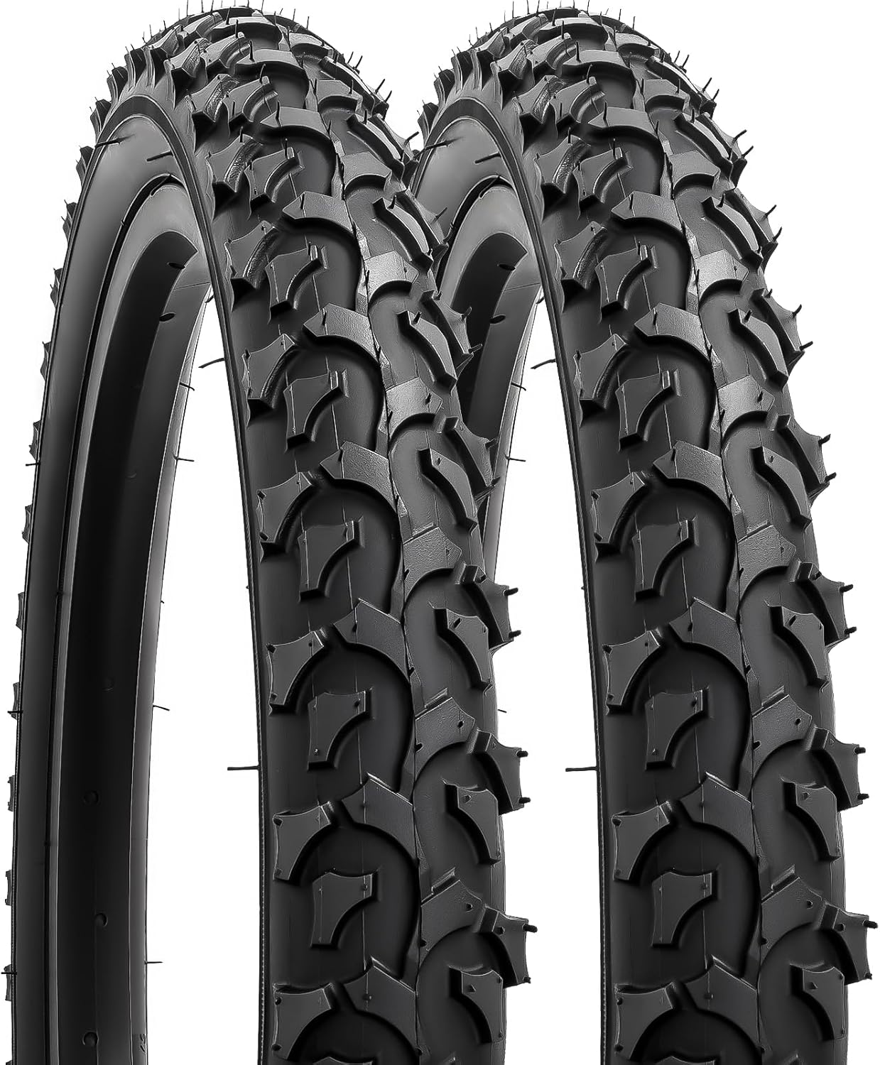 YUNSCM 2-PCS 16" Mountain Bike Tires 16x2.125/57-305 Compatible with 16 x 2.125 Kid Bike Bicycle Tires