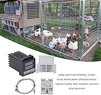 Vista 4 de PID Controladores de temperatura Kit de controlador de temperatura industrial preciso REX C100 impermeable para granja 100V-240V (25A)