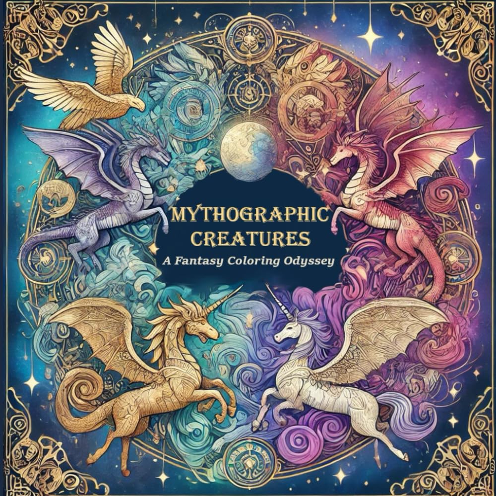 Mythographic Creatures: A Fantasy Coloring Odyssey.