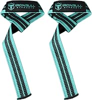 Vista 20 de Correas de levantamiento de pesas para levantamiento de pesas (1 par) - Correas de levantamiento acolchadas para peso muerto, levantamiento