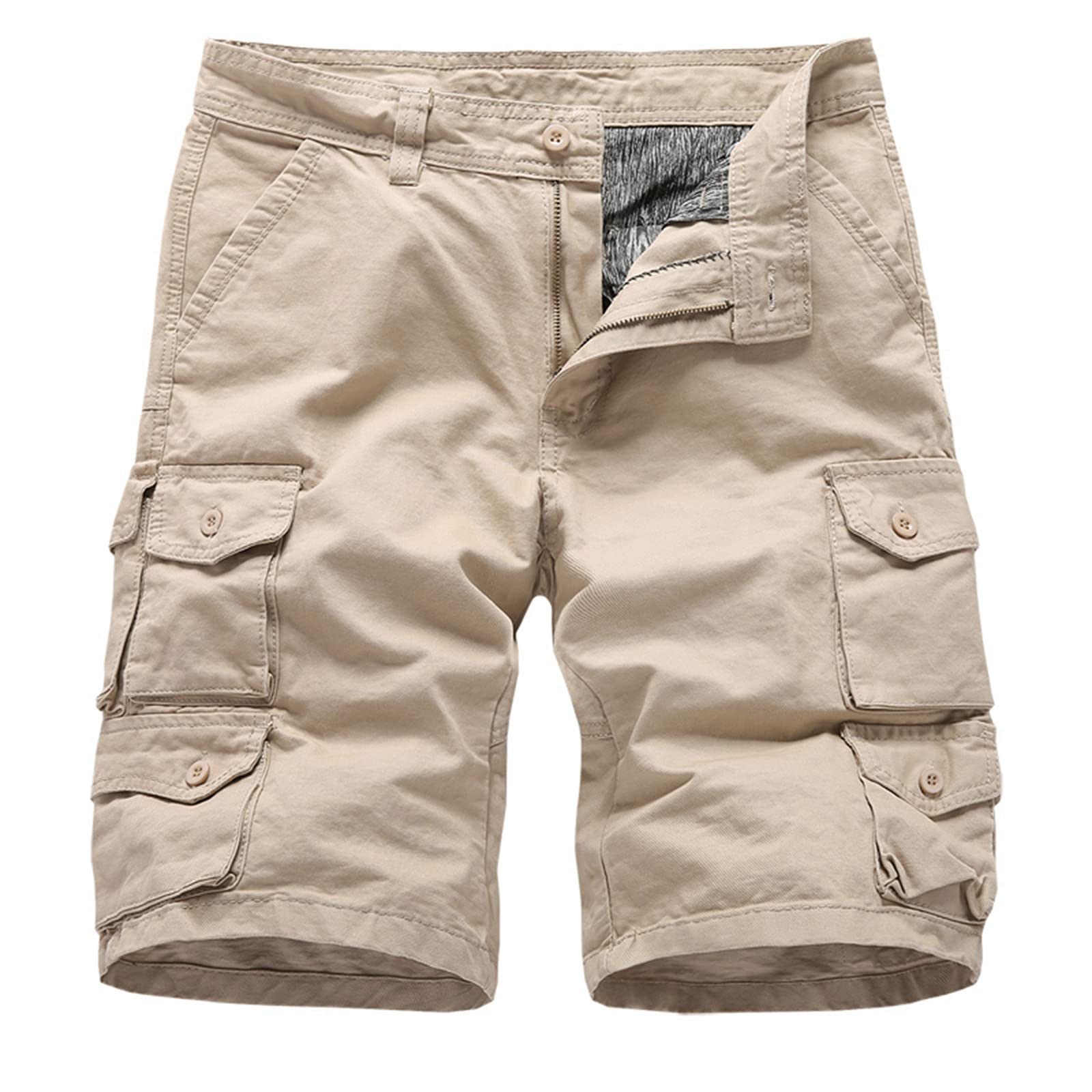 NUSGEAR Nuevo 2021 Pantalones Cortos Hombre Verano Casual Moda Trabajo Corta Pantalones Pants Deporte Jogging Pantalon Fitness Chandal Hombre Ropa de Hombre Cómodo Talla Grande Playa Pantalones de Trekking