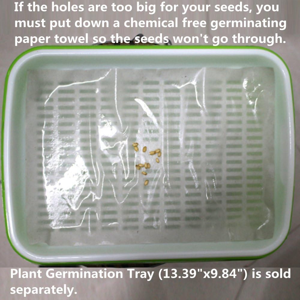 Petforu 150pcs Germinating Paper Seed Sprouter Vegetable Planting Paper 7.87"x11.42", Fit for Plant Germination Tray(13.39"x9.84") Excluded Trays : Patio, Lawn & Garden