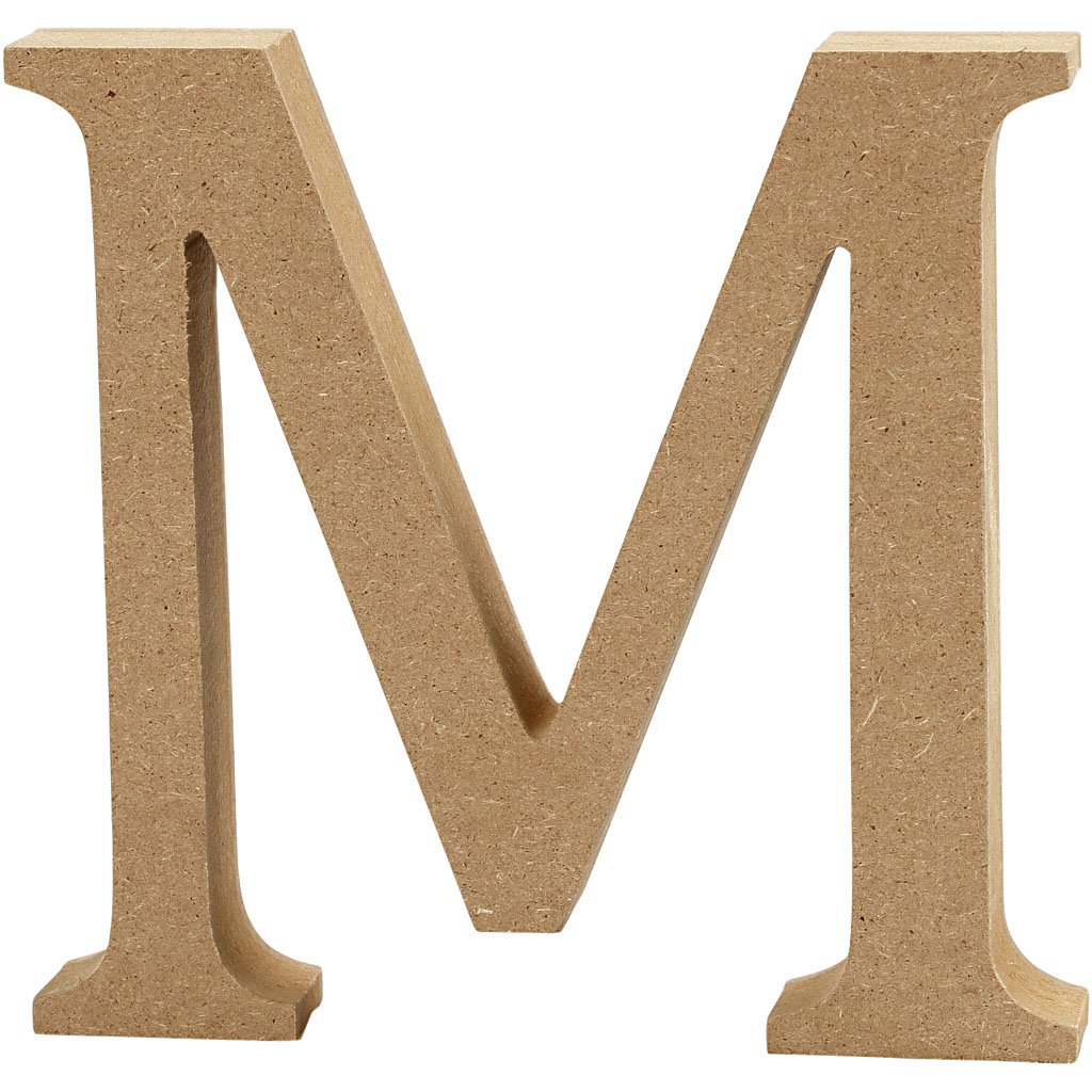 Creativ 56322 Wooden Letter, M, One Size