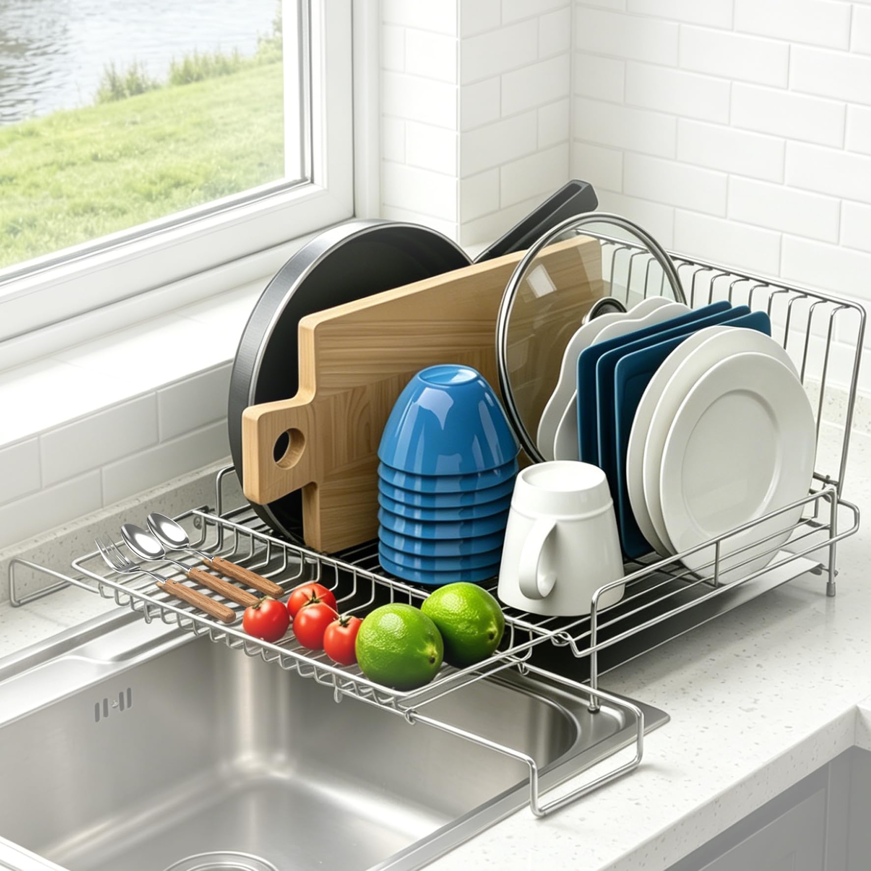 Photo 1 of chilinii Expandable Dish Drying Rack