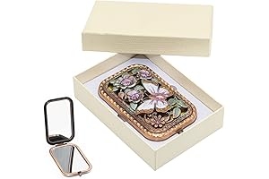 Warmtree Victorian Handheld Vintage Makeup Mirror