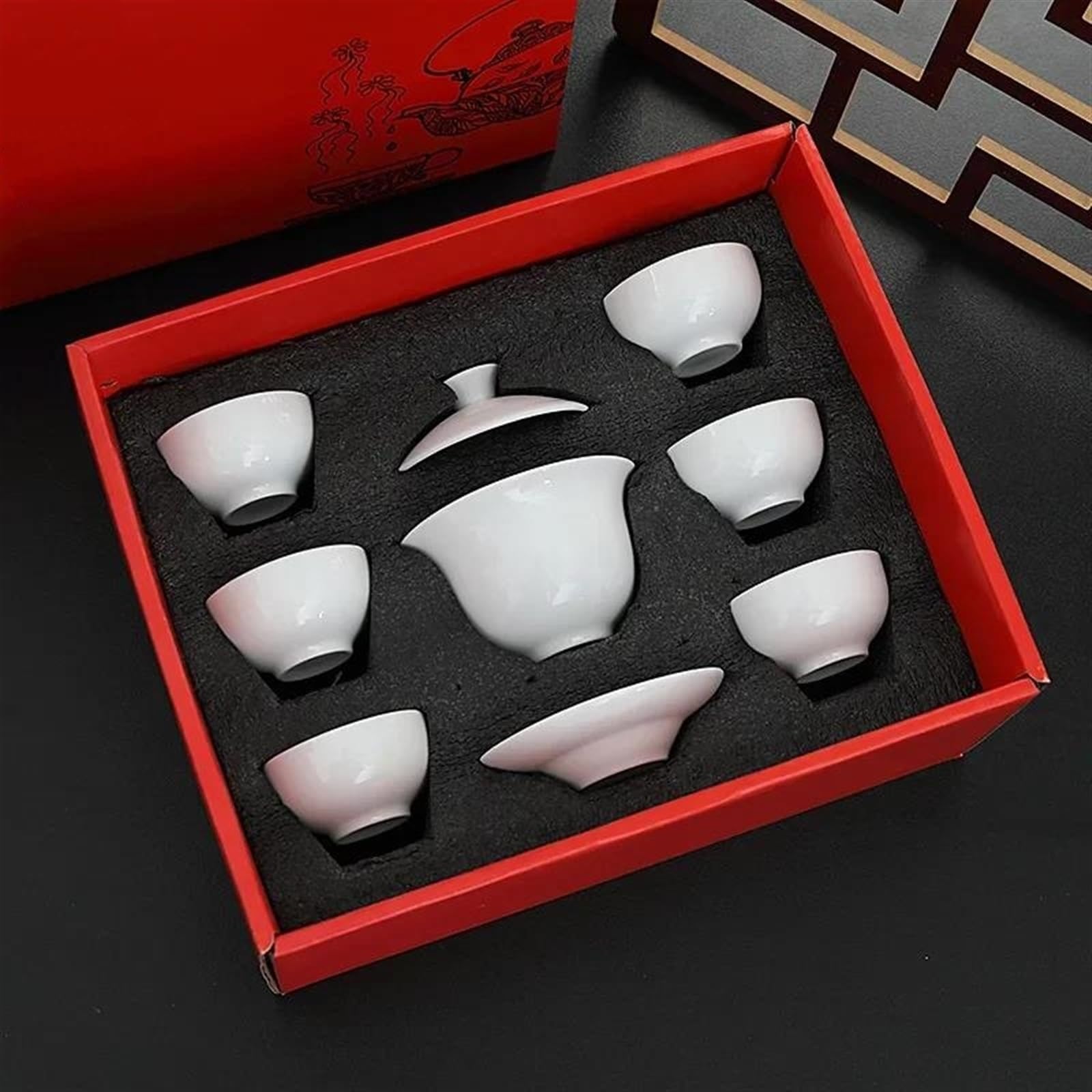 Teiere Servitori Di Caffè Set Da Tè Da Viaggio Set Tè Set Completo Tazze Tè Kung Fu Per Uso Domestico Ciotola Per Copertura Tè Regalo Per Set Tè In Ceramica Resistente Alle Alte Temperature Teiere Ser