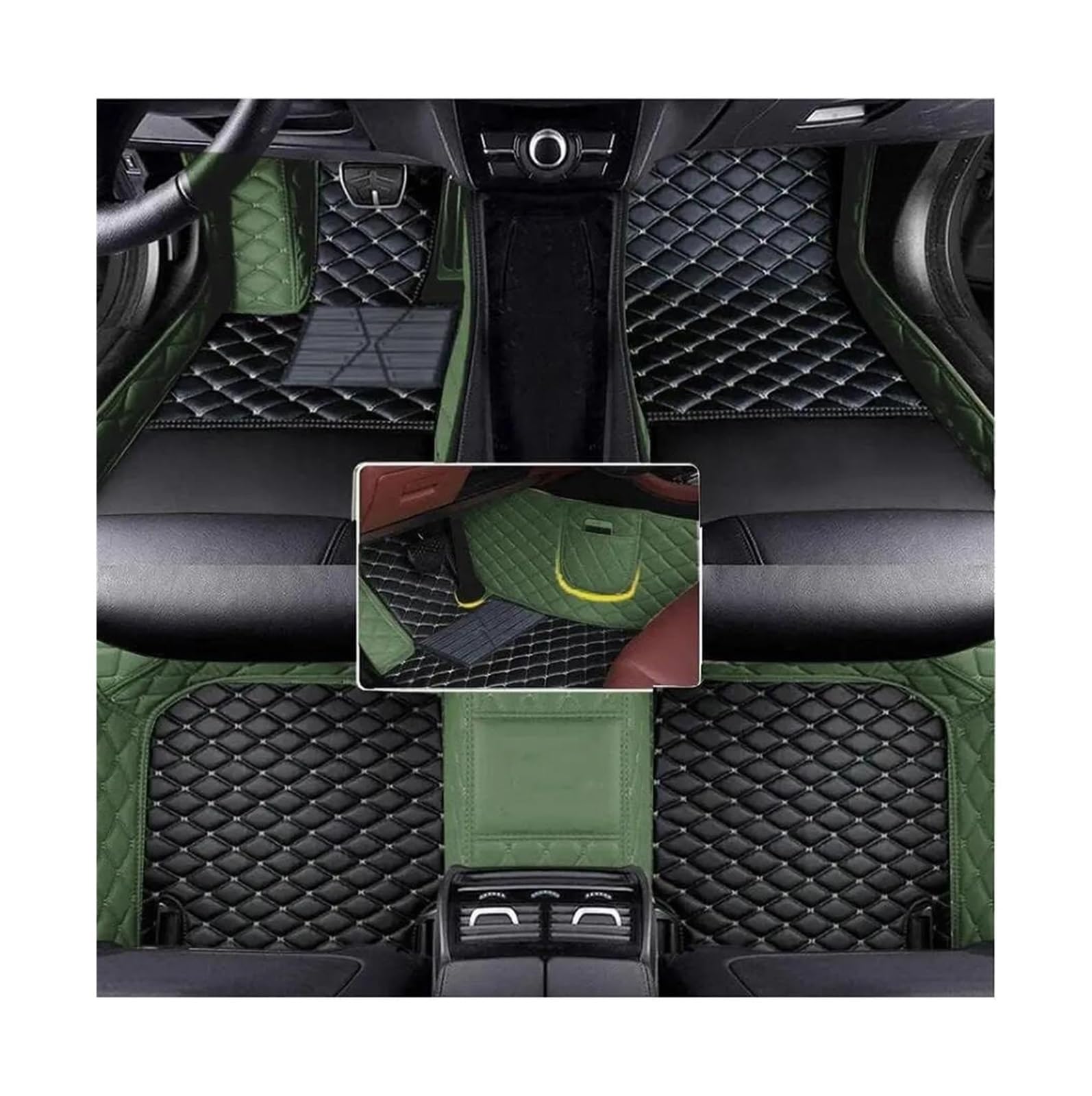 Tapis de sol voiture Clio 3 anti-glisse contre l'usure du plancher cuir