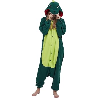 SimZoo Unisex-Hauskleidung Einteilige Cosplay-Kost m Nachtw sche Tier-Einteiler-Pyjama f r Erwachsene Herren und Damen