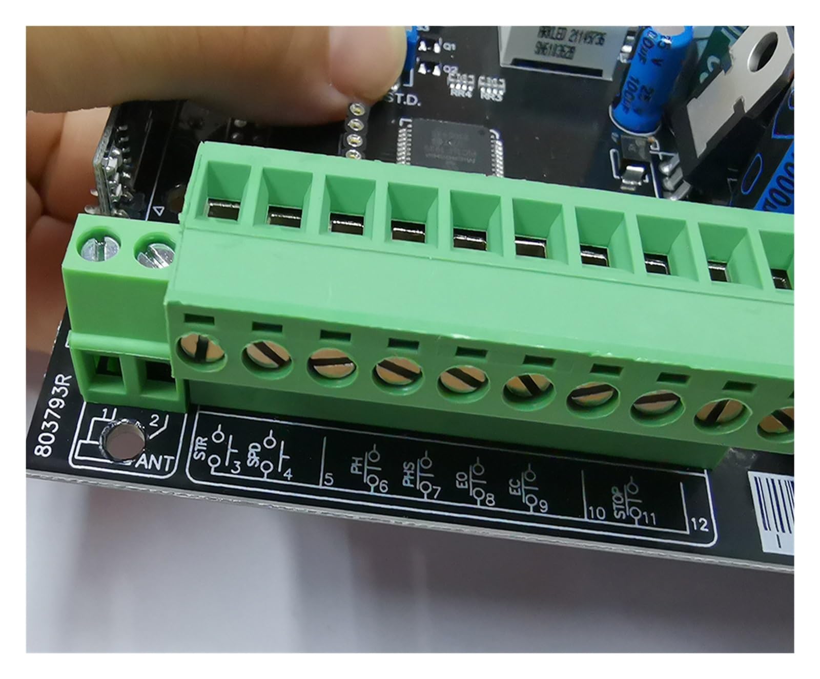 Elektrischer TüRöFfner, Universal Typ 12V/24V Bord for Automatische Doppel Arme Schaukel Tor Opener Control Board Panel Smart Control Center System(1 board 2 remtoe)
