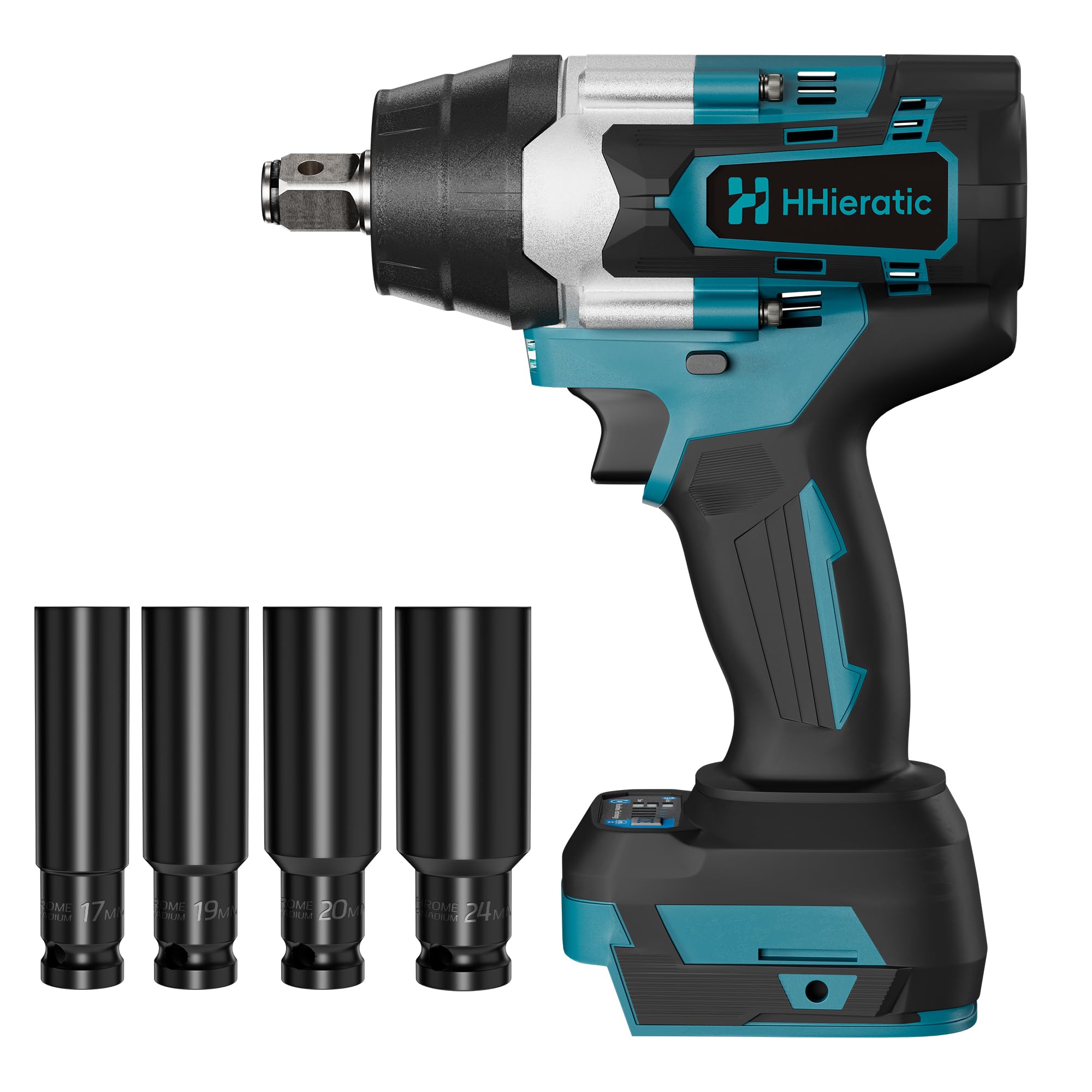 1/2" Cordless Impact Wrench Compatible with Makita 18V Battery,516 Ft-lbs 700N.m Brushles…