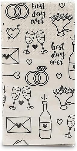 Miniatura 3 de Pañuelos faciales con temática de boda, paquete de 24 unidades, 3 capas, tamaño de viaje, recuerdos de fiesta, 240 unidades en total