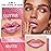 Kaely 2-in-1 Mauve Pink Metallic Lipstick and Lip Liner, Shimmer Liquid Metallic Lipsticks for Women, Glitter Lip Gloss Stain Long Lasting Waterproof Smudge Proof 24 Hour, Vegan Makeup, 12