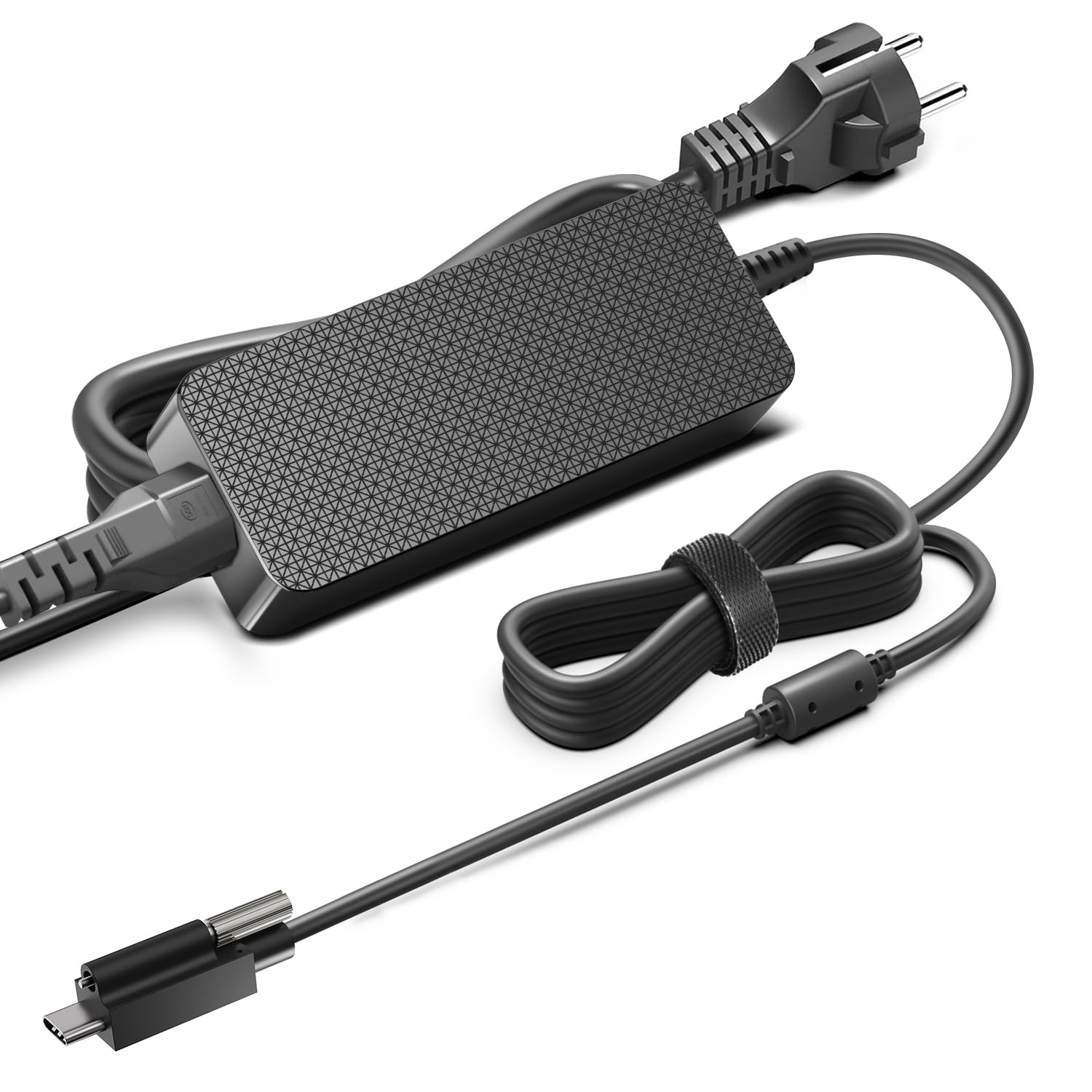 KFD 100W USB-C Industrienetzteil 20V 5A PD mit Schraubensicherung | 100W PD 3,0 Ladegerät mit verriegelbarem USB-C Stecker für sicheren Halt bei Industrie- und Mobilanwendungen