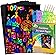 ZMLM Rainbow Scratch Paper Kit: 109Pcs Magic Art Craft Stuff Supplies Black Drawing Pad for Age 3-12 Kids Children Girl...
