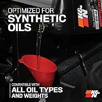 Vista 7 de Filtro de aceite K&N Powersports de alto rendimiento, Negro