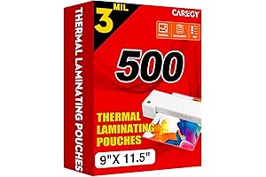 CAREGY Thermal Laminating Pouches for Perfect Document Preservation