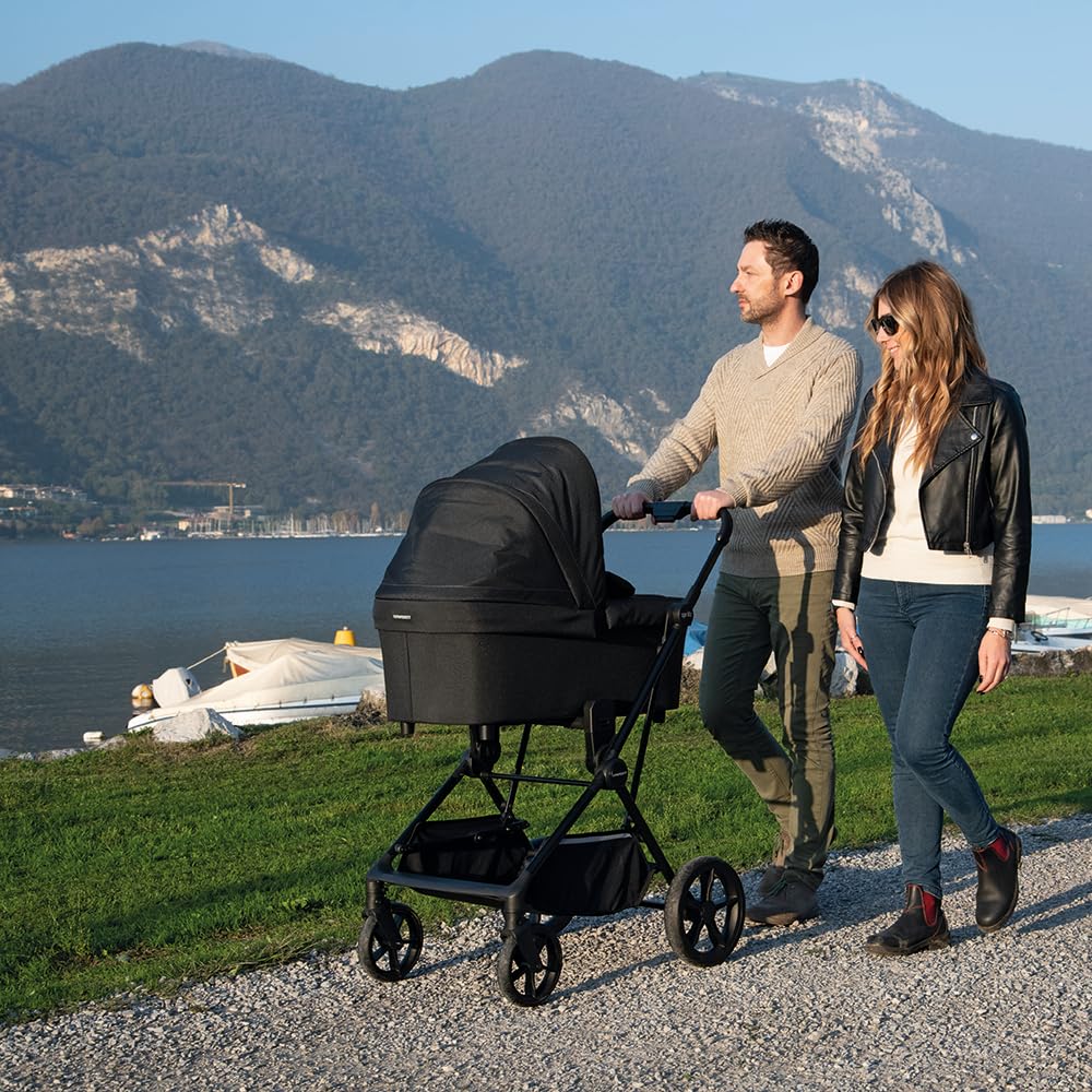 Foppapedretti Spritz I-Size System Modulare Combinato Passeggino Navicella Seggiolino Auto Titanium