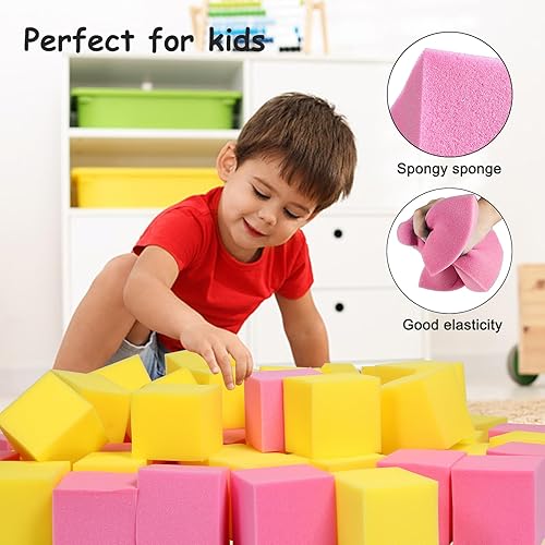 Miniatura 4 de TRENDBOX Bloques de espuma para hoyos de espuma de 5 x 5 x 5 pulgadas, bloques de espuma para hoyos de espuma, bloques de espuma para parque de