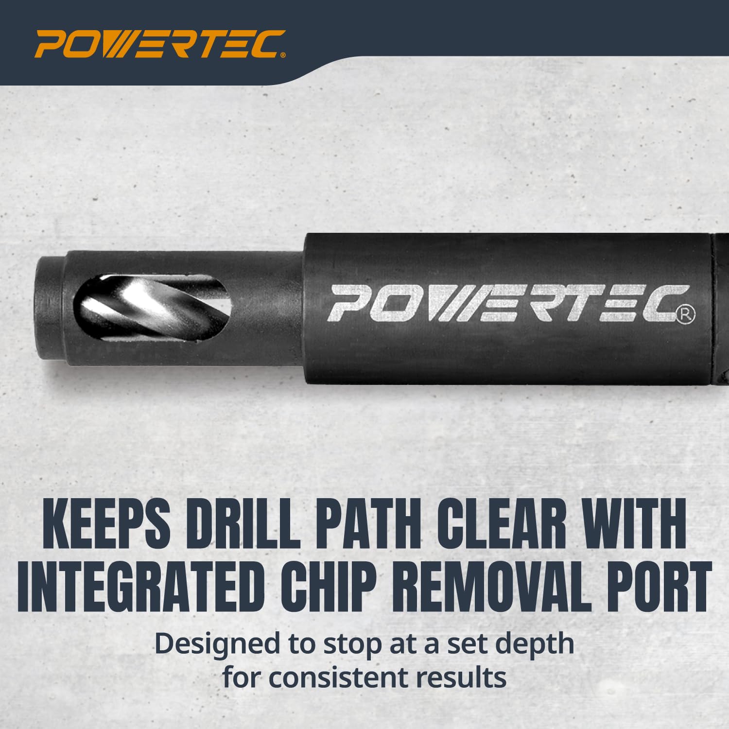 POWERTEC 71653 - Dima per foratura con punta autocentrante da 1/4"