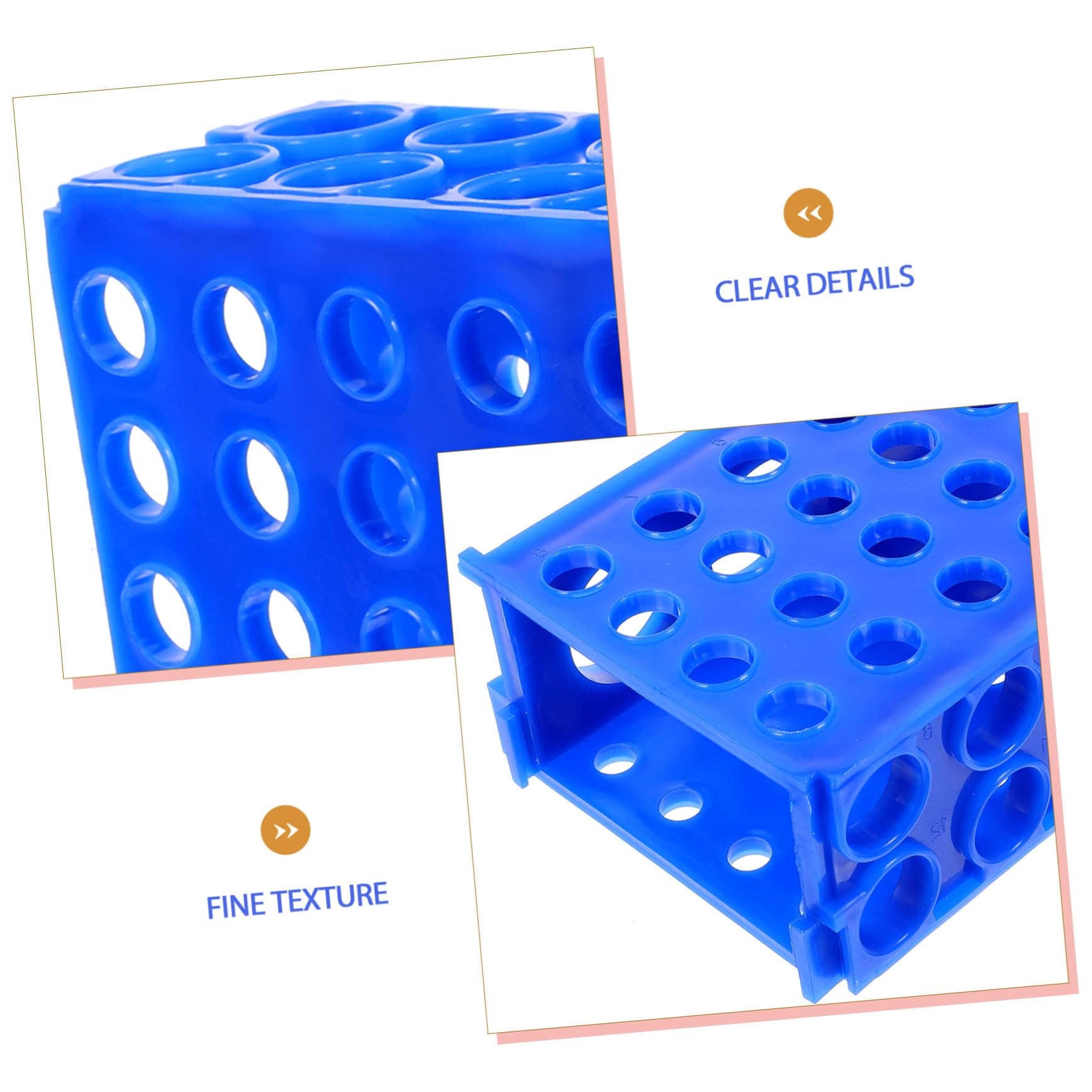 SOLUSTRE 5stücke Test Tubes Holder Wiederverwendbarer Probenröhrchenständer Stabiler Testtuben-organizer Für Laboranwendungen Vielseitig Einsetzbar Für Röhrchen Und