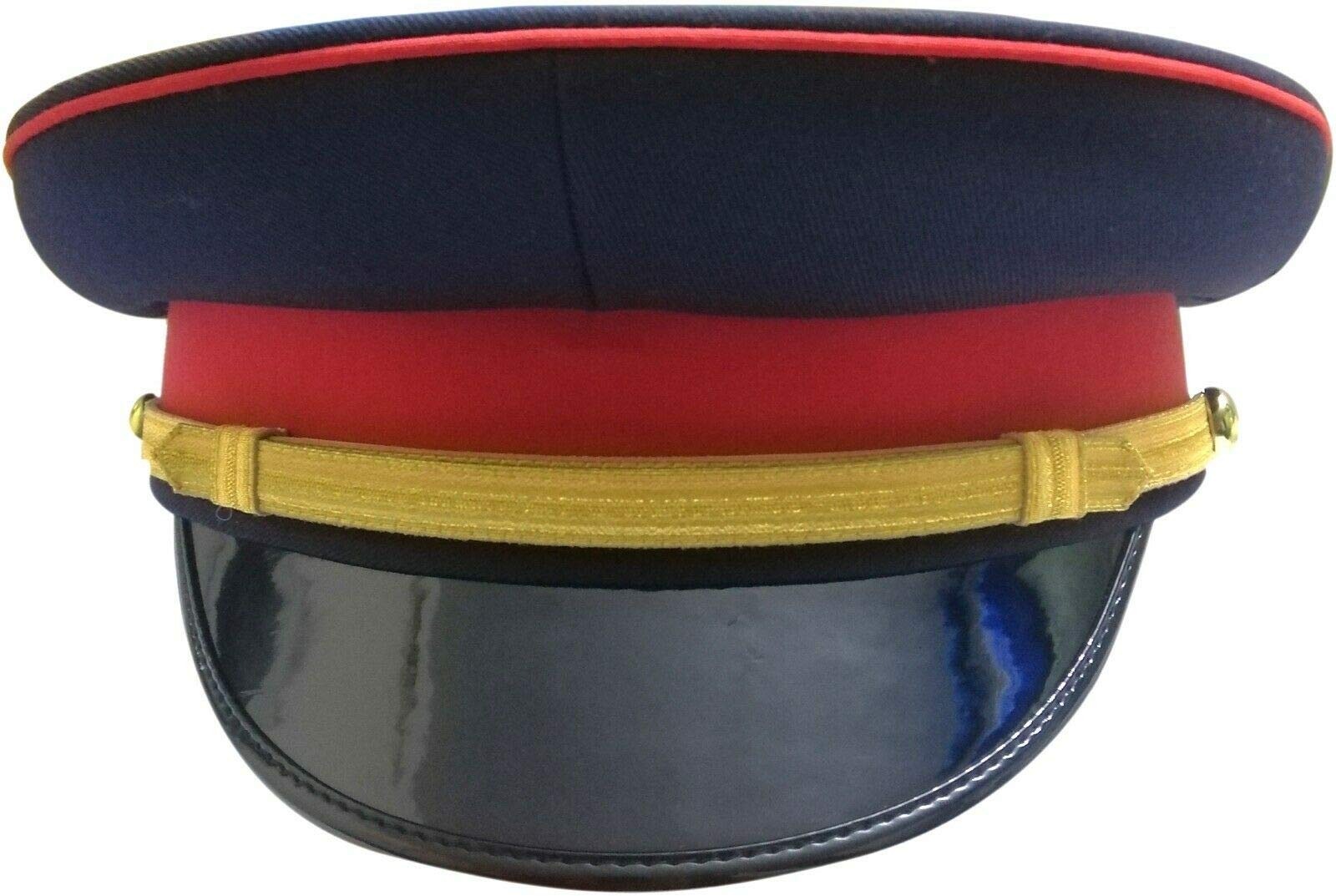 Casquette militaire écossaise bleu marine pour défilé et reconstitution 61 cm - 2