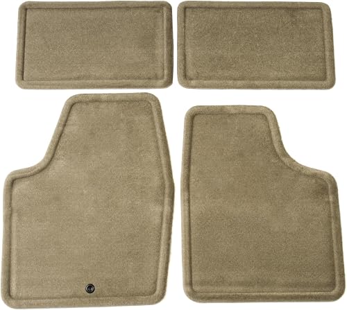 GM Accessories 15237887 Front and Rear Carpeted Floor Mats in Neutral