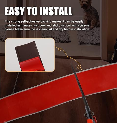 Miniatura 6 de Tira de transición de suelo, tiras autoadhesivas para suelos laminados, tira divisora plana de vinilo para el suelo para unir huecos del suelo (3.28