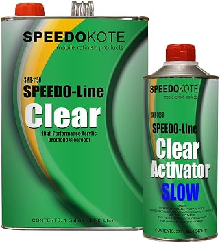 Speedokote Clear Coat 2K Acrylic Urethane, SMR-1150/1103-Q 41 Gallon Clearcoat Slow Kit.