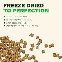 Vista 12 de Get Joy Bocadillos liofilizados de carne de res cruda, alta en proteínas sin cereales, mezclador y complemento de comida seca para perros
