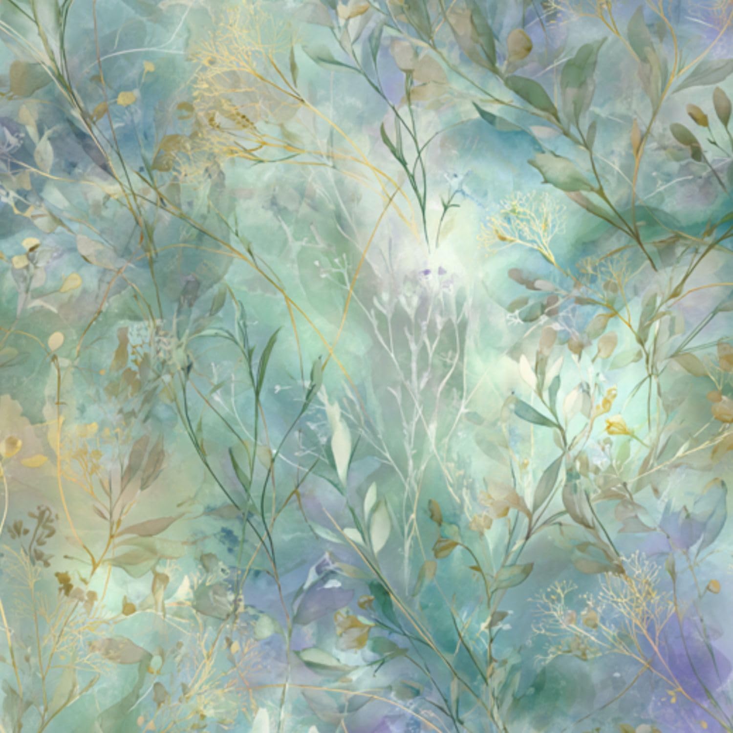 Deruinvaio Multi10 Self Adhesive Feature Removable Elegant Lavender Sage Botanical Peel And Stick Vinyl Wallpaper Roll, Sticky Lining Paper For Bedroom, Living Room, Kitchen Walls