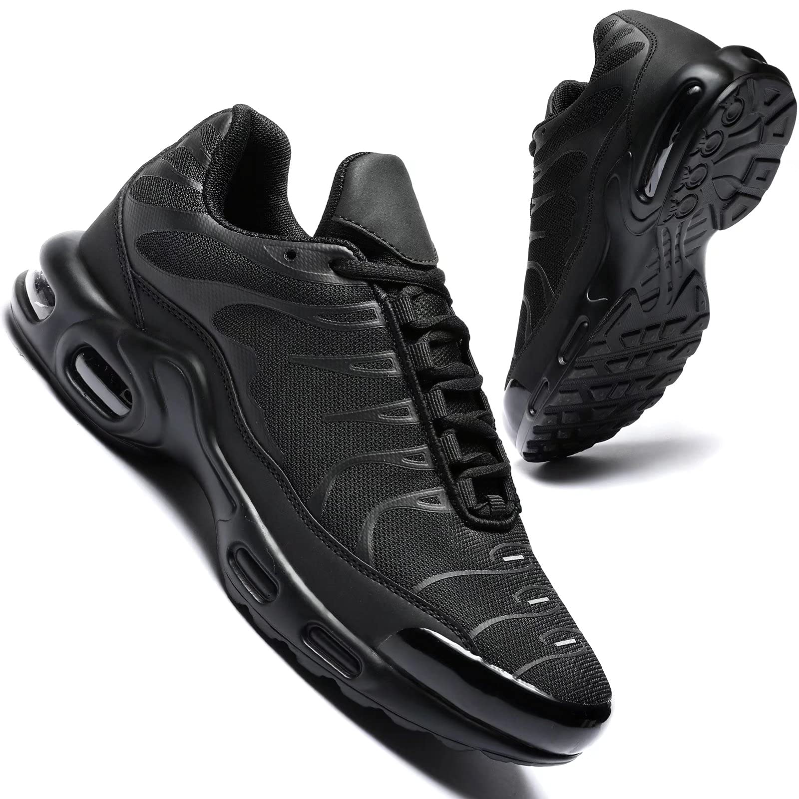 Sponsored Ad - Pozvnn Mens Running Shoes Air Cushion Fashion Sneakers Lightweight Tennis Sport Athletic Trainers Basketbal...