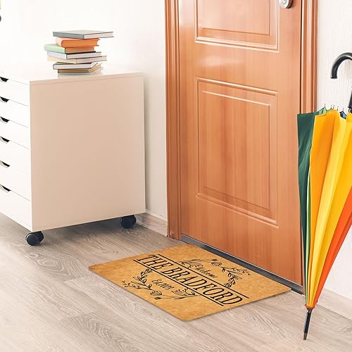 Miniatura 4 de Tapetes personalizados para puerta al aire libre para la entrada, tapete personalizado para entrada interior con texto, divertidos tapetes para