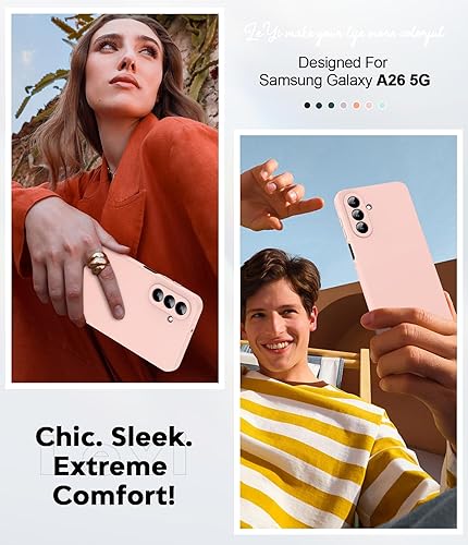 Miniatura 52 de LeYi Funda para Samsung Galaxy A14: Funda A14 5G con 2 protectores de pantalla de vidrio templado para mujeres y hombres, funda protectora delgada