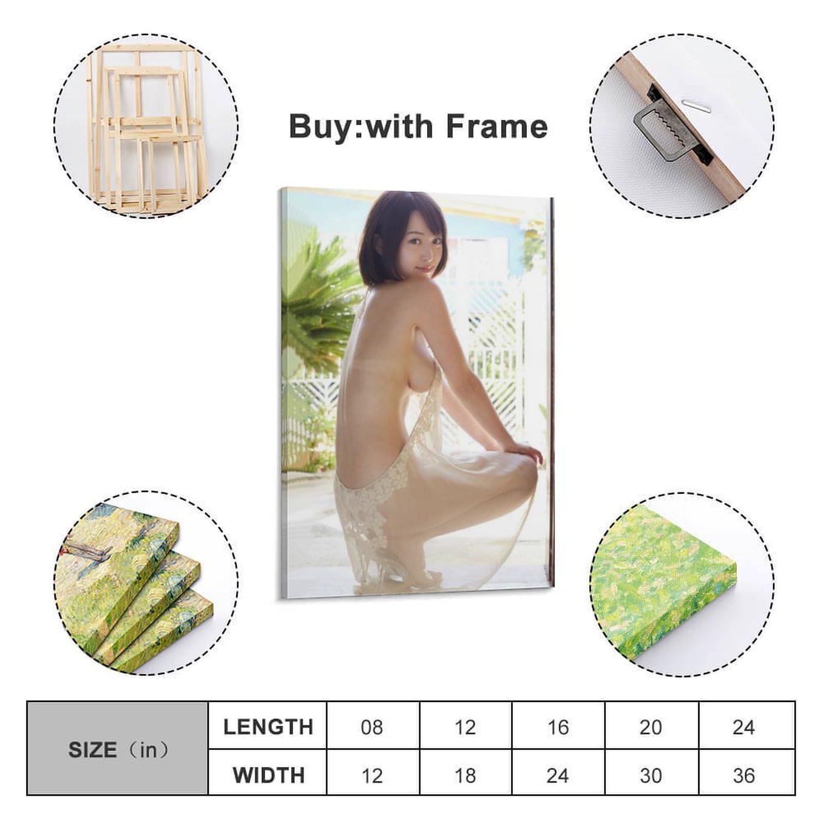 Amazon.co.jp: Luobing(ウェンウーの店)吉岡里帆グラビアポスター