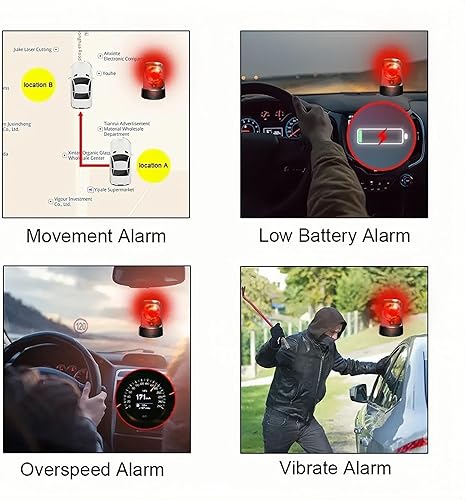Miniatura 6 de 4G GPS Car GPS Tracker para vehículos Localizador en tiempo real GPSGSMGPRSSMS Coches antirrobo con aplicaciones móviles