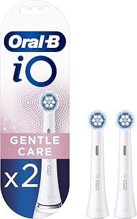 Oral-B iO Gentle Care szczoteczki do szczoteczki elektrycznej do 100% usuwania płytki nazębnej, opakowanie 2 szt