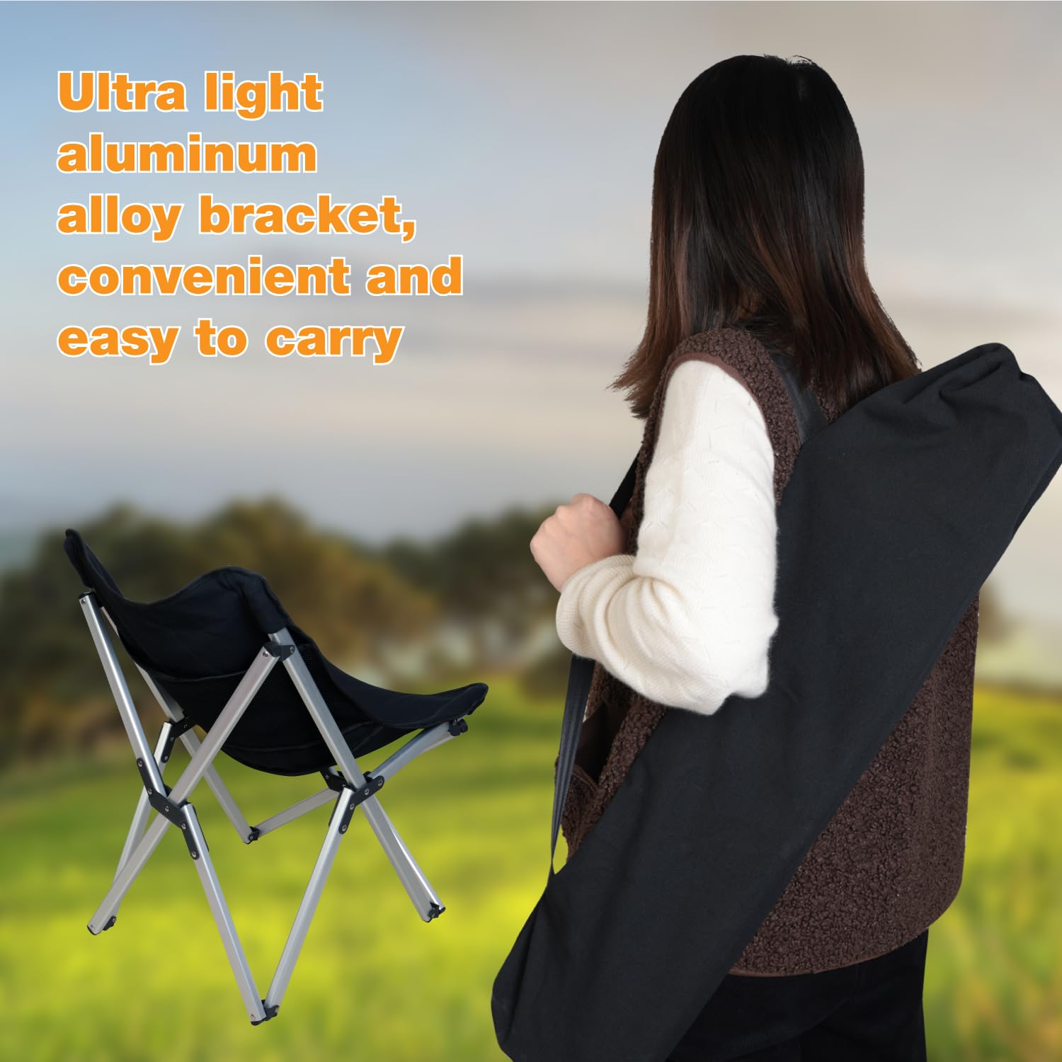 Amazon.com: PACBEAR Lightweight Folding Camping Chair - Portable