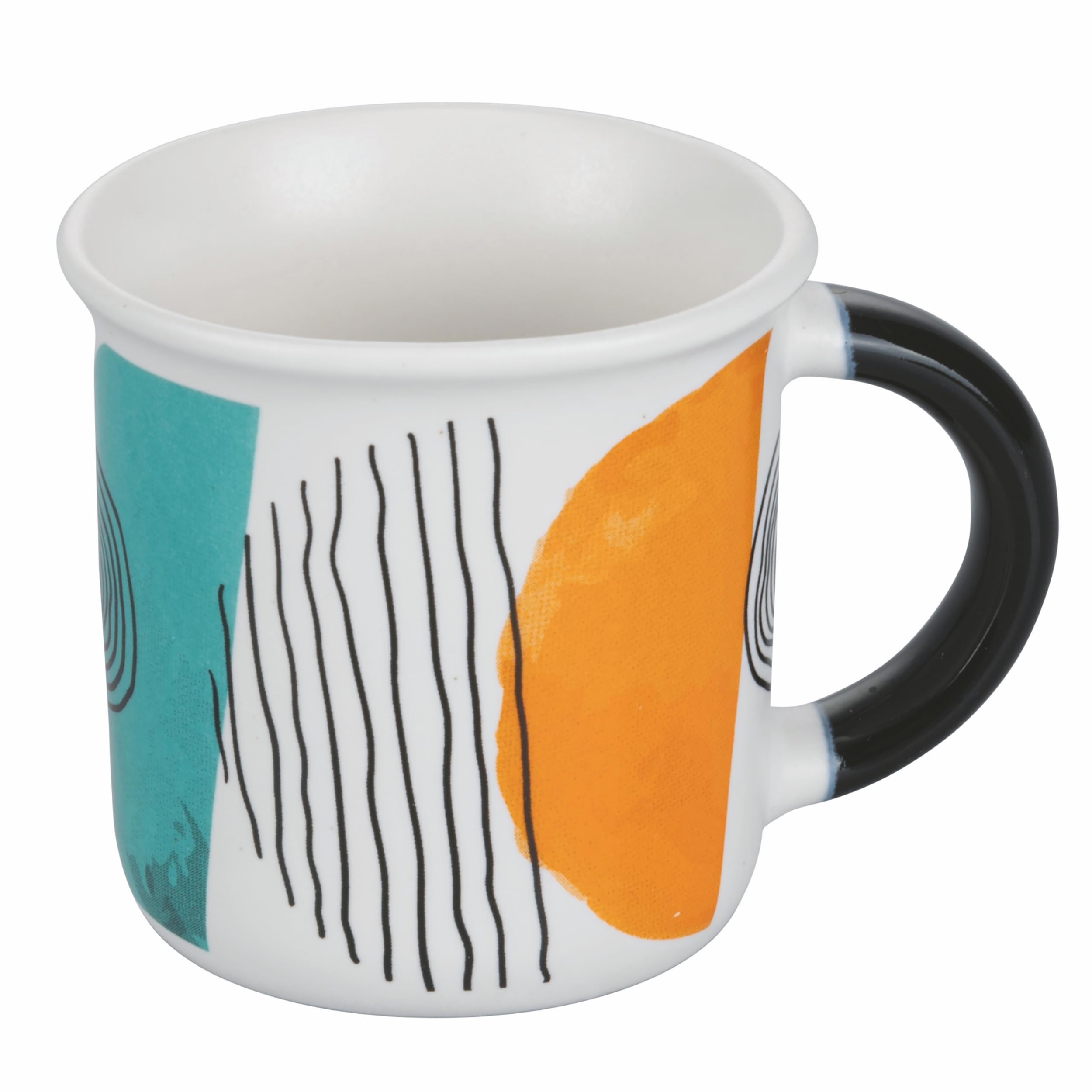 Villa d'Este Home Tivoli Venice Lido Lot de 4 tasses à café en porcelaine, 100 ml