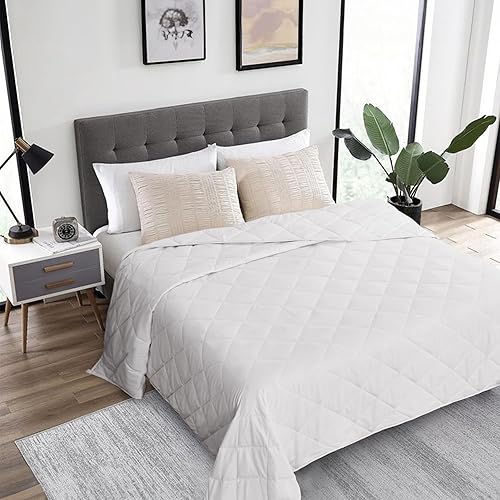 Miniatura 1 de HomeSmart Products - Cobijas de 400 hilos, tamaño King, Queen e individual