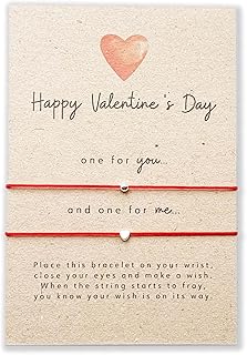 Valentines Wish Bracelet, Wish Bracelets, Valentines Day Bracelet, Couples Bracelet, Valentines Gift, Wish Bracelet, Anniversary Card, His & Her Bracelet, Couples Card Gift, Friend Gift