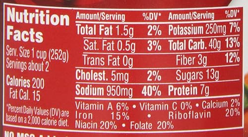 Miniatura 6 de Campbell's Spaghetti en salsa de tomate con queso, 14.75 onzas (paquete de 12)